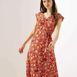 Floral Wrap Dress